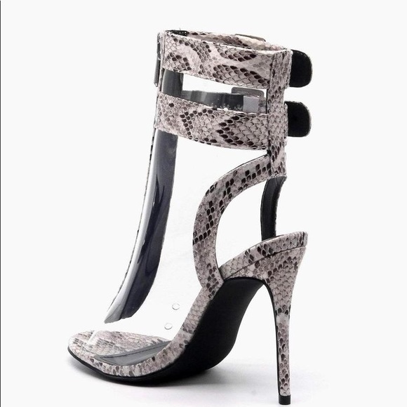 Snakeskin Heels (Read Caption) One Day Sale - Picture 3 of 3
